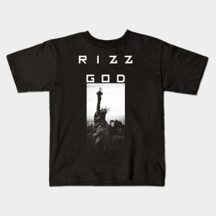 NEWYORC RIZZ GOD Kids T-Shirt